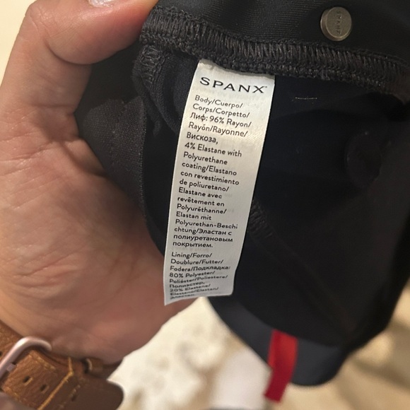 SPANX Like Leather faux stretch-leather pants size large - Picture 11 of 12